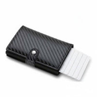 Quick Retrieval Contactless Signal Blocking Blocking Wallet Wear Resistant Metal Card Holder for Men