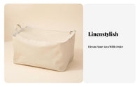 Foldable Design Lidded textile container with Handles Lidded textile Container Stackable Organizing Box debrisresistant for Home Organizers, Apartment Dwellers, Dormitory, Dorm Room, Bedroom, Playroom