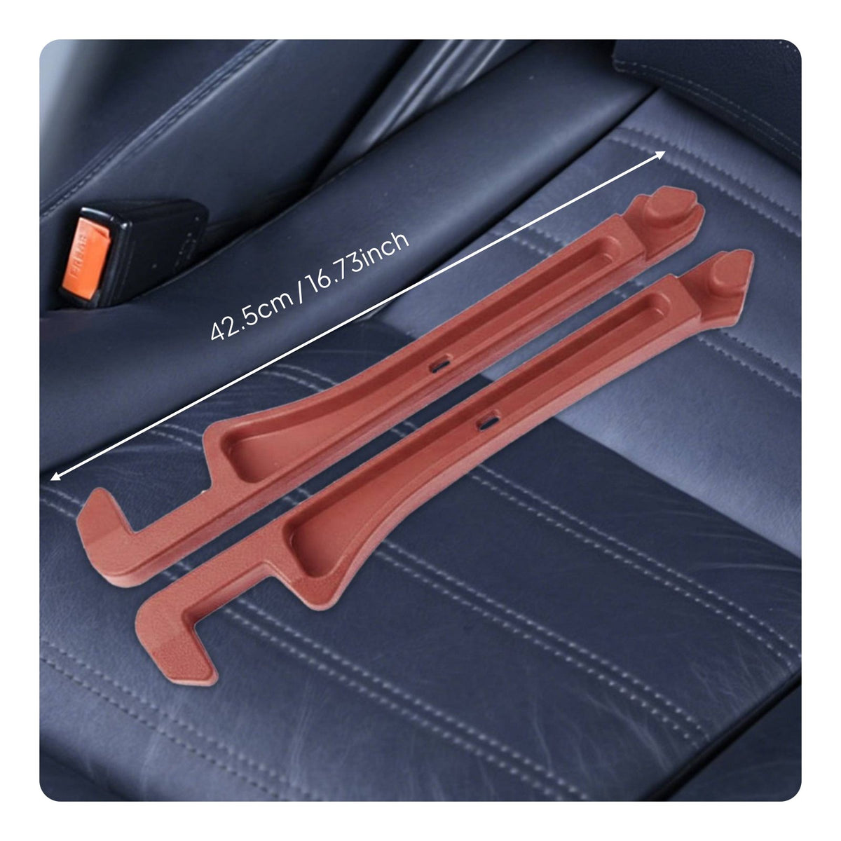 Car Seat Gap Filler Organizer Charging Cable Hole Space Filler Easy Installation Automotive Crevice Catcher