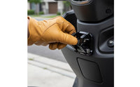 Folding Storage Hook Foldable Motorcycle Hook with Folding Arms Wear-Resistant CNC Aluminum Hanger for Commuters