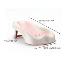 Baby Bath Support Foldable Baby Bath Seat Easy to Store Reclined for Newborn, Bathroom, Nursery