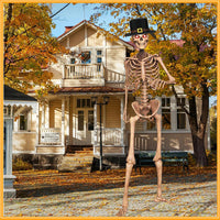 Giant Halloween Skull Hat - Black Nonwoven Fabric Outdoor Decoration