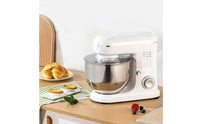 Multi Function Electric Stand Mixer Splash Guard Planetary Mixer Stainless Steel Bowl Kitchen Appliance Heavy Duty for Home Bakers, Caterers, Bakery, Restaurant