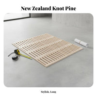 Wooden Bed Slats sturdy Wood Wooden Slat Frame Knot Mattress Support for Homeowners, DIY aficionados, Bedroom, Dormitory, Dorm Room