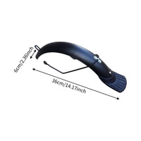 Iron Electric Bicycle Mudguard Black Finish Folding Bike Mudguard Curved Metal Bike Mud Flap Mounting Brackets