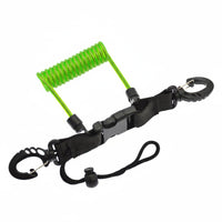 Spring Coiled Diving Leash Anti-Drop Scuba Coil Lanyard Scuba Camera Leash for Underwater Photographers