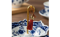 Umbrella Shaped Tea Strainer Chinese Chic Design Porcelain Loose Herb Filter