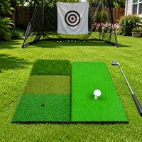 Chipping Practice Mat, Artificial Turf Mat 30x60cm, Driving Range Mat for Indoor Outdoor Sport Training, Portable EVA Foam