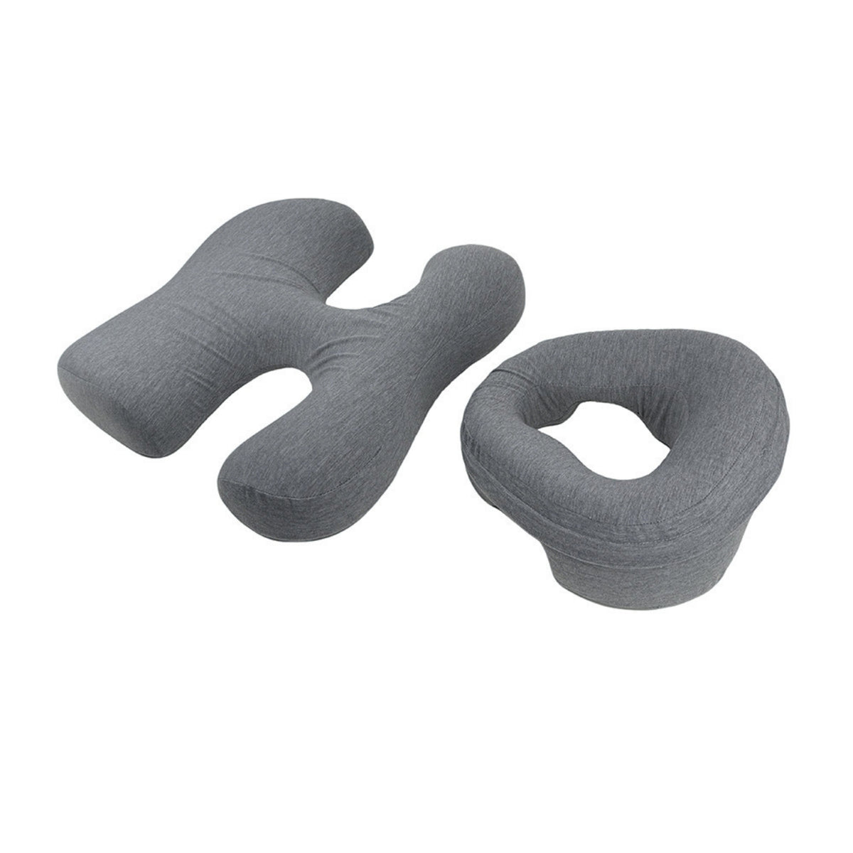 2 Pieces Face Cradle Cushion Contoured Massage Headrest Pressure-Relief