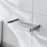 Wall-Mounted Shelf Rust Resistant Wall Mounted Shelf Low-Profile Heavy Duty for Bathroom, Kitchen