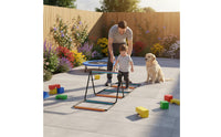 Foldable Folding Agility Ladder Connectable Convertible Training Hurdle Colorful Design Fitness Equipment Carbon Steel Frame for Athletes