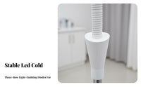 High Color Rendering Adjustable Gooseneck Examination Lamp Flicker-without Flicker Rolling Base Esthetician Light Energy Saving Rolling Base Esthetician Lamp 8x Magnification for Artists, Dermatologists, Professionals