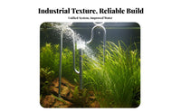 Stainless Steel Lily Pipe Set Rustproof Aquarium Strainer Inflow Outflow Pipe Easy to Stainless Steel Aquarium Strainer Tube Kit for Aquascapers