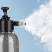Garden Sprayer for Car Cleaning and Car Wash, Manual Pump Sprayer with Foam Nozzle, 2L Pump Spray Bottle, Labor-Saving Design for Multi-Scene