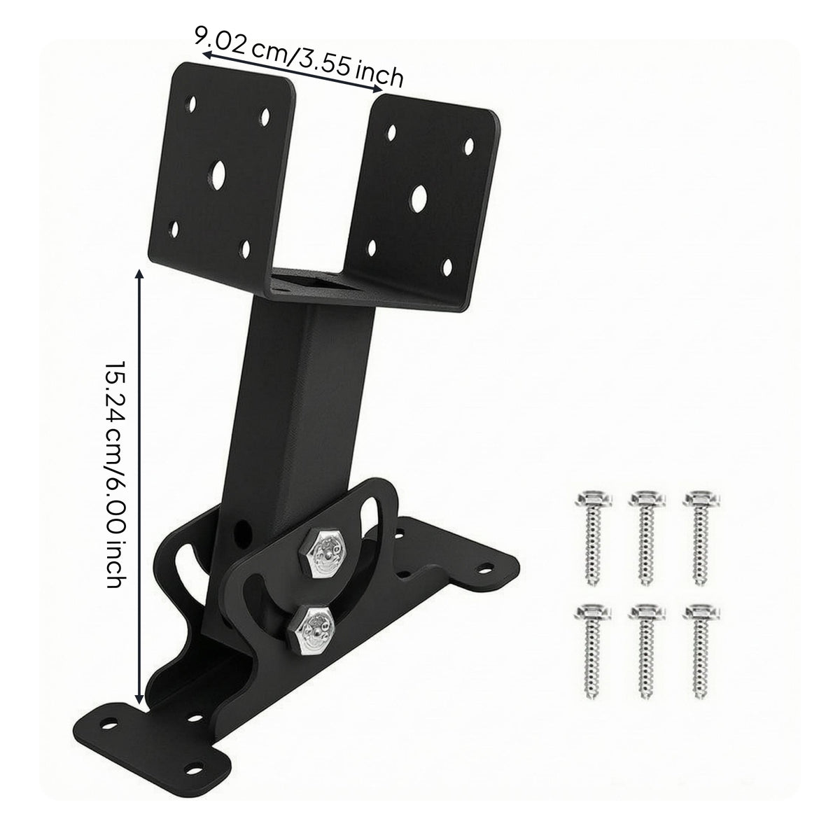 Coated Roof Mounting Bracket U-Shaped Cradle Roof Riser Beam Bracket
