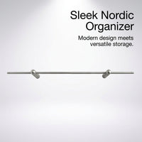 Wall Mounted Drying Rack and Towel for Kitchen Utensil Storage, Space Aluminum Holder with Hanging