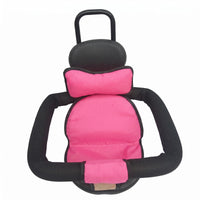 Tricycle Safety Guard Metal Frame Stroller Handrail Guard Child Transport Accessory Rounded Top Handle Black