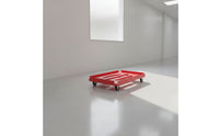 Slimline Pizza Tray Trolley Mobile Pizza Tray Dolly Heavy-Duty Space-Saving for Chefs