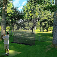 Fine Mesh Polyethylene Golf Net Indoor Outdoor Use Golf Practice Net Black Sports Training Gear Lightweight