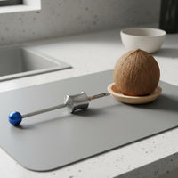 Labor Saving Manual Coconut Opener Food Grade Coconut Punching Tool Easy to Use Rust Resistant for Fruit Shop Personnel