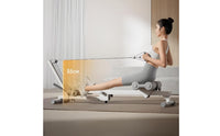 Multifunctional Rowing Instructor with Resistance Cord Adjustable Core Instructor Full-Body Exercise Machine Space-Saving for Beginners
