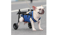 Easy to Walk Adjustable Dog Wheelchair Lightweight Dog Rehab Wheelchair Stable Frame Hind Leg Support Carriage Breathable Mesh Harness for Disabled Dogs, Rehabilitation, Mobility Assistance, Post Surgery