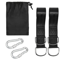 Outdoor Polyester Swing Hammock Tree Hanging Straps Kit with Storage Bag and Carabiners
