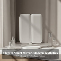 Lighted Shell-Shaped Case illuminated Lighted Vanity Box Seashell Design