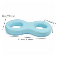 Ergonomic Figure-8 Pillow Contoured Pillow with Recessed Openings Supportive Slim for Bedroom