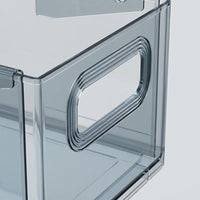 Book Storage and Desk Organizer for Students, Clear Storage Box with Cable Organizer for Office Workers, Transparent Case, Desk Top Organizers