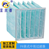 F6 Non-Woven Bag Filter for Central Air Conditioning Dust Purification
