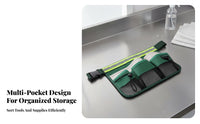 Numerous-Pocket Waist Tool Bag Multiple Pockets Numerous-Pocket Waist Bag Hands Cleaning Supplies Hip Pouch for Cleaners, Waitstaff, Workshop