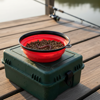 Mini Foldable Fishing Bait Bowl for Stream Fishing