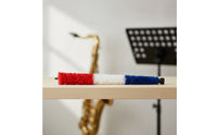Cotton Saxophone Cleaning Swab Fuzzy Saxophone Bore Brush Absorbent Pull-Through Swab Water-Absorbing for Saxophonists