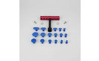 19 Pieces Car Hail Damage Repair Kit DIY Easy-to-Use Paintless Dent Repair Kit Auto Frame Dent Puller Easy Use for Home Garage