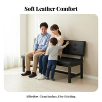 Padded supportrest Bench Comfortable padding Reception Seating Sturdy Frame Commercial Furniture for Patients, Customers, Waiting Room, Clinic, Gymnasium