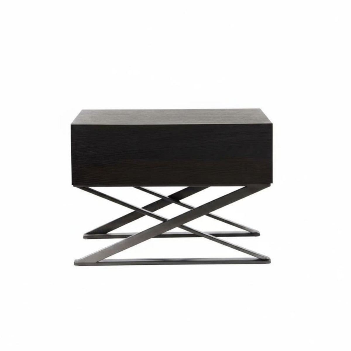 Nightstand with Storage Italian Inspired Bedside Cabinet Easy to Clean for Hotel