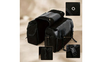 Structured Double Side Pannier Long-Lasting Double Pannier Bag Easy to Install Panniers Portable for Daily Commuting, Errands