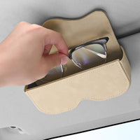 Car Visor Glasses Case Profile Sun Visor Glasses Case Scratch Resistant Car Sunglasses Holder for Driver Seat