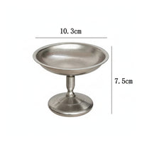 Dessert Cup Stainless Steel Dessert Dish with Stem Stemmed Ice Cream Bowl for Hosts, Caterers