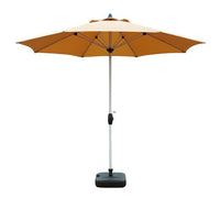 Outdoor Patio Umbrella with Crank Lift, Market Table Umbrella for Garden, Deck, and Poolside