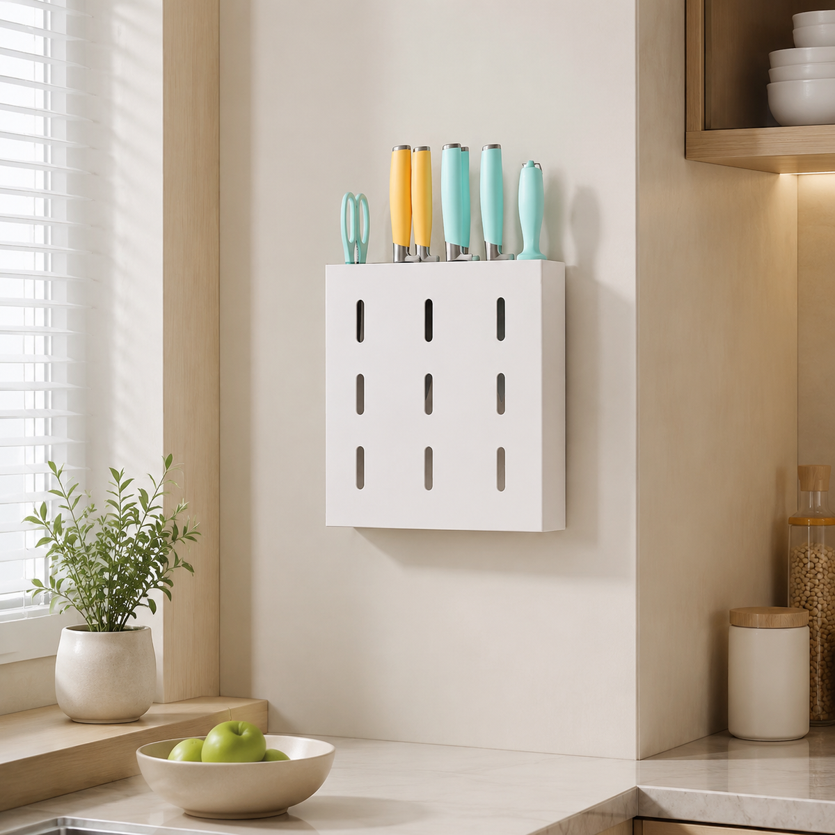 kitchen pegboard organizer