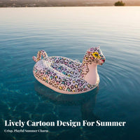 Oversized Creature Sit-on Water Toy Fun Designs Giant Inflatable Pool Inflatable Lounger Heavy Duty for Adults, Family, Beach