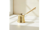 Turkish Coffee Pot Stovetop Cezve Compact for Small Kitchens, Camping, Travelers