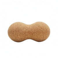 Peanut Massage Ball Two-Lobed Cork Massage Ball Body Massager Natural Fitness Gear Non-Slip