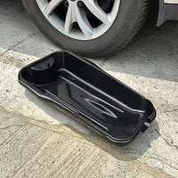 Oil Drain Pan Simple to Clean Oil Changing Catch Drip Tray Lightweight for Hobbyists, Garage, Workshop