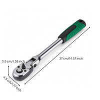 Swivel Head Ratchet Flexible Tool Chrome-Vanadium for Tight Confined Areas