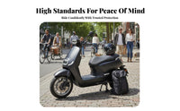 Electric Bike Helmet 3C Certified 3/4 Half Helmet Four-Season Riding Headwear for Men Riders, Leisure Rides, Outdoor, Highway Cruising