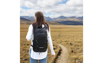 Lightweight Travel Backpack Scratch-Resistant Hiking Rucksack Reflective Strip Biking Backpack for Mountaineering
