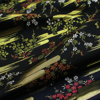 Japanese Kimono Obi Silk Brocade Fabric for Doll Clothes & Stage Decor